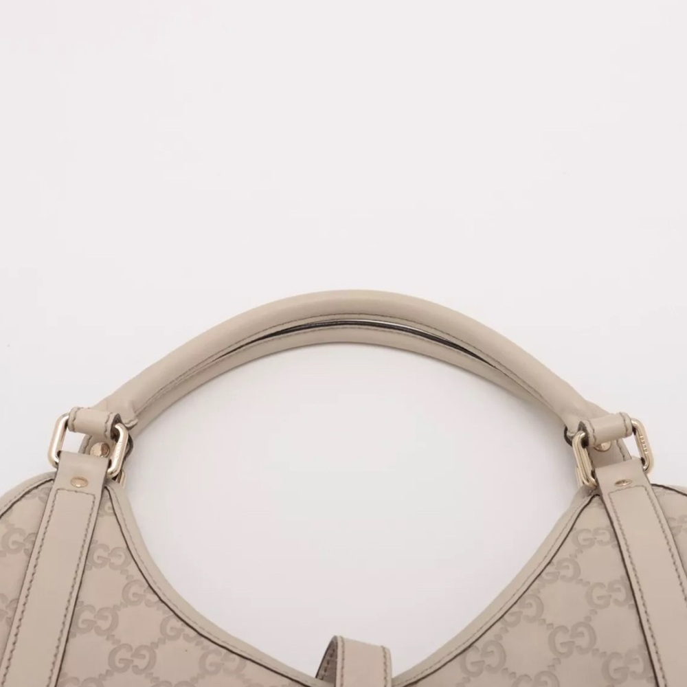 Gucci Guccissima Bardot Hobo Ivory - Picture 6 of 13